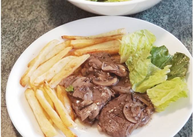 Resep Beef medallions and mushrooms in red wine sauce yang Bikin Ngiler