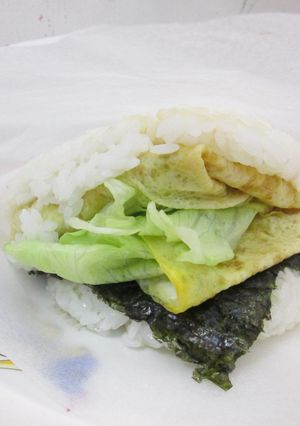 【展賦小廚】蕈菇蛋米堡 的食譜成品照片