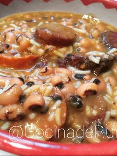Una foto de Potaje de frijoles