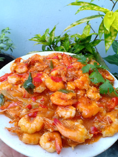 Foto resep Udang saos padang