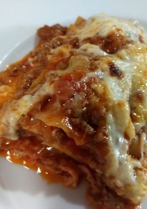 Una foto de Lasagna fácil ♡