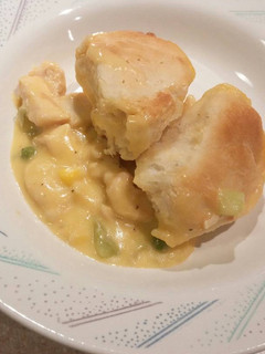 A picture of Homestyle Chicken &Biscuits.