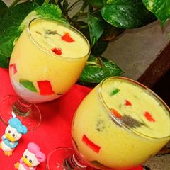 A picture of Mango Shake 🥭🍹😋.