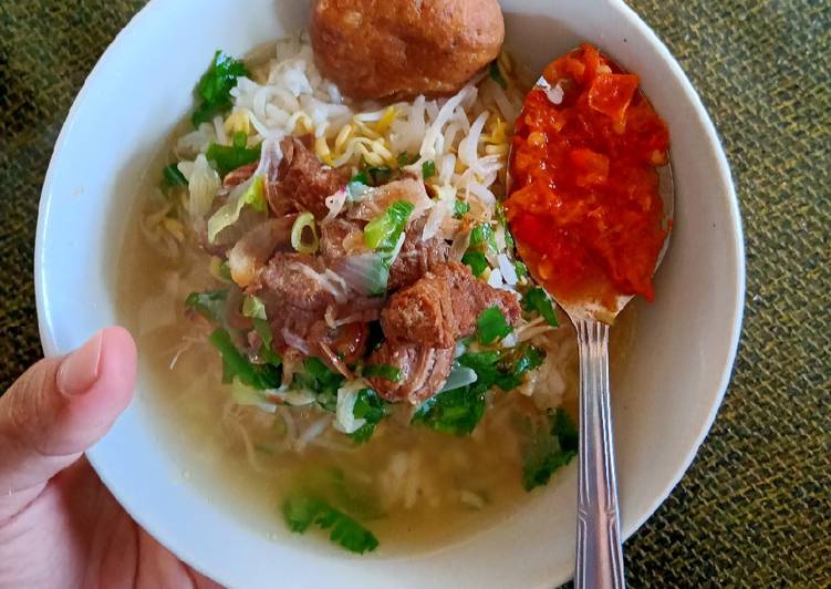 Soto Bening Seger (Soto Daging)