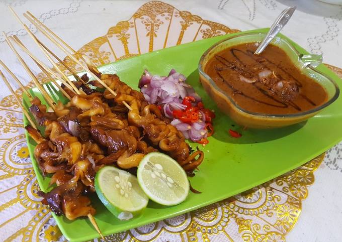 Ini dia! Resep gampang membuat Sate jamur tiram sederhana dijamin lezat