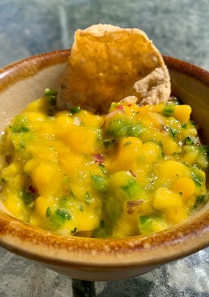 A picture of Mango Salsa.