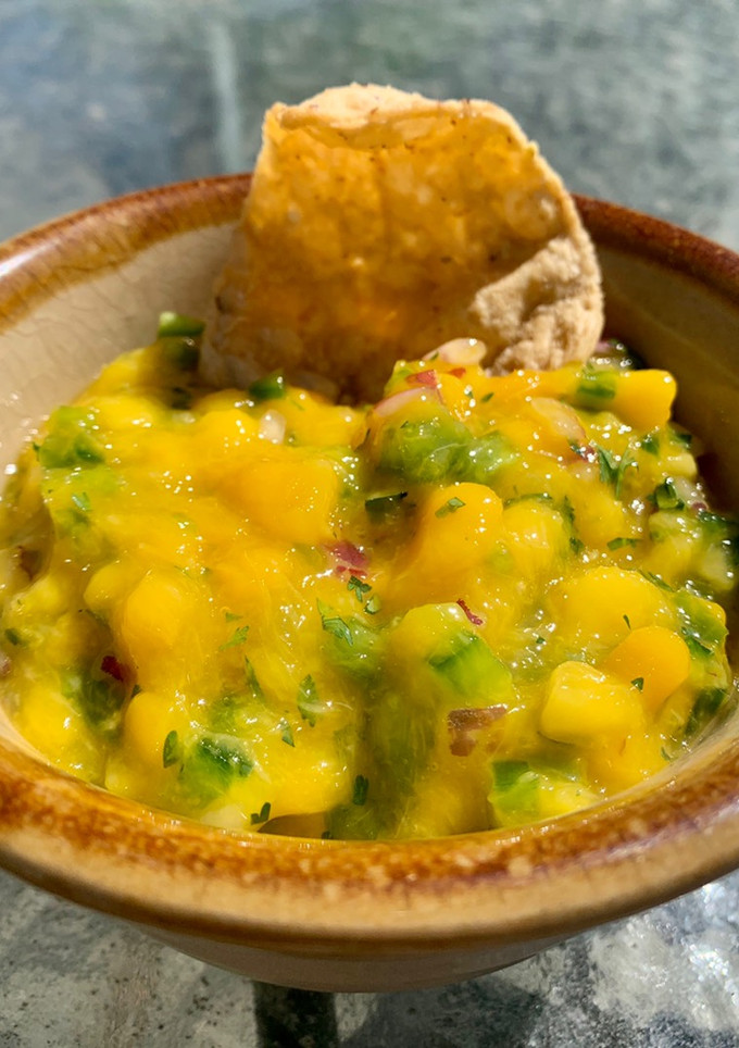 A picture of Mango Salsa.