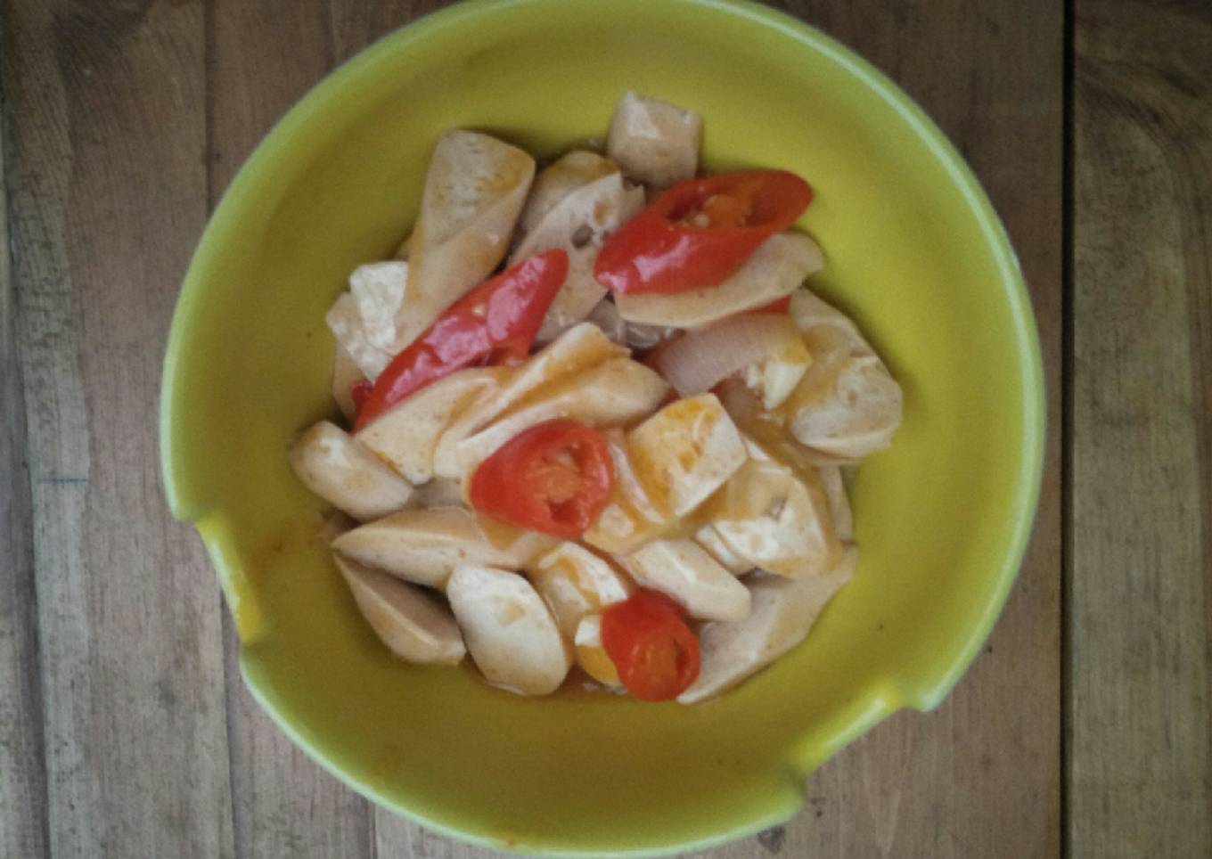 419. Sosis Kuah Pedas