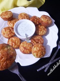 عکسی از دستور مافین کدو سبز پنیری