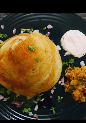 मसाला डोसा(masala dosa recipe in hindi) रेसिपी मुख्य फोटो
