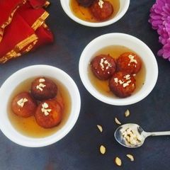 A picture of Sweet Potatoes Jamun.