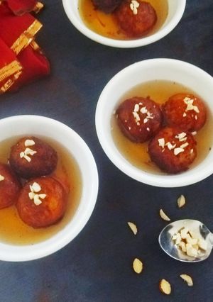 A picture of Sweet Potatoes Jamun.