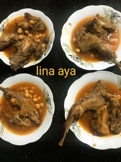 صورة لوصفة شطيطحة دجاج(دجاج تاع الدار)