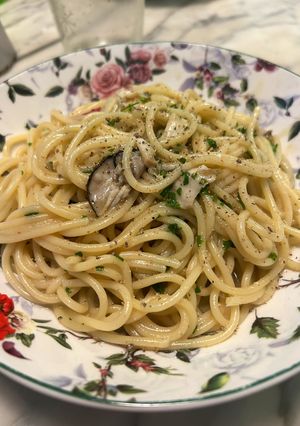 Foto di Spaghetti in padella 81 con le ostriche fujute