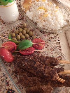 عکسی از دستور کباب تابه ای