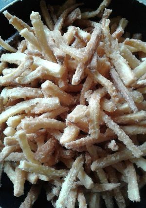 Hình của món Mứt khoai mì.