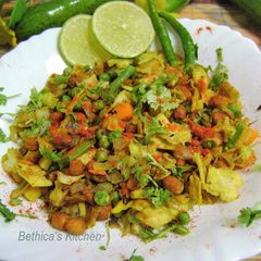 A picture of Chapatti Upma.