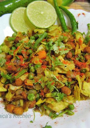 A picture of Chapatti Upma.