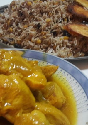 عکسی از دستور کشمش پلو سمنانی
