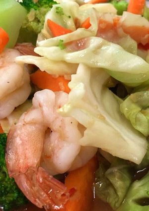 รูปของ ผัดผักรวมกุ้งสด