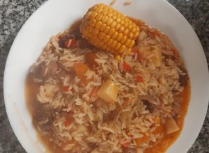 Una foto de Guisito de arroz, con lo que te sobró del puchero 🇺🇾