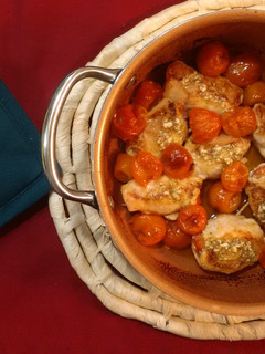 Una foto de Rolls de pollo al pesto