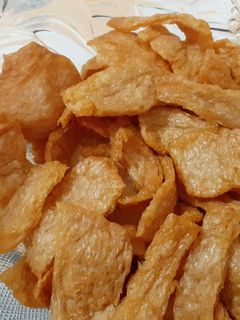 Hình của món Gà xé chay chiên giòn (nồi chiên không dầu).