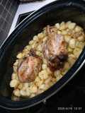 Pork Shank in the Roaster!
