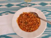Una foto de bacalao microondas