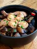 Braised Chicken with Sea Cucumber & Abalone