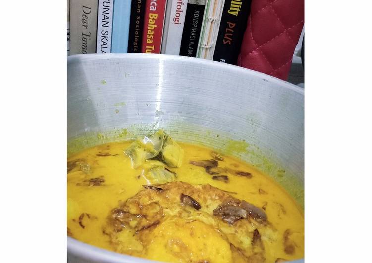 Opor ayam ala anak kos