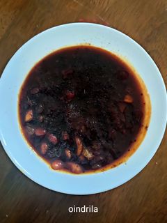 টমেটো -খেজুর- আমসত্ত্ব এর চাটনি (tomato khejur aamsatwo r chatni recipe in Bengali) রেসিপির প্রধান ছবি