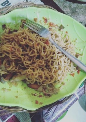 Foto resep Mie goreng buatan rumah
