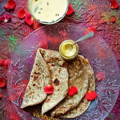 A picture of Puran Poli.