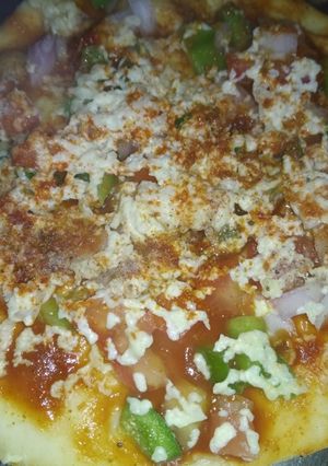 A picture of Homemade pizza.