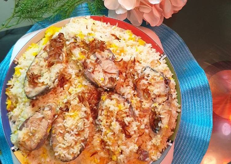 Recipe of Super Quick Homemade Hilsha/Elish Polau