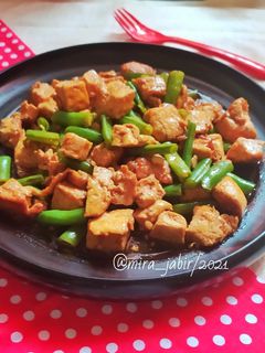Foto resep Tahu Telur Buncis Teriyaki