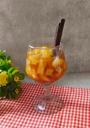 Foto resep Es Setup Nanas Bengkuang Gula Aren