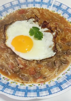 Una foto de Sopa criolla