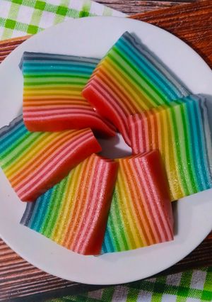 Foto resep Lapis rainbow