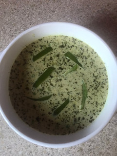 A picture of Methi, mutter, malai.