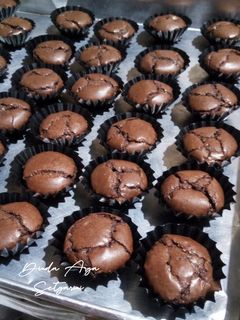 Foto resep Brownies Kering Cup Mini