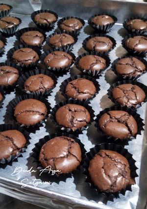 Foto resep Brownies Kering Cup Mini