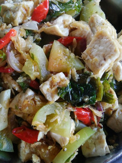 Foto resep Tumis tahu rebon daun melinjo