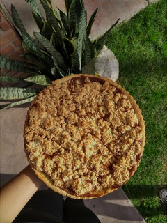 Una foto de Tarta dulce de leche y coco✨