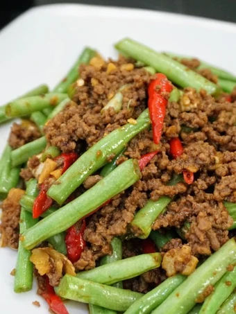 Cara Gampang Membuat Resep  Tumis Buncis Daging Cincang yang Bisa Manjain Lidah, Lezat