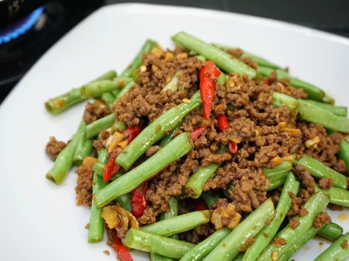 Cara Gampang Membuat Resep  Tumis Buncis Daging Cincang yang Bisa Manjain Lidah, Lezat