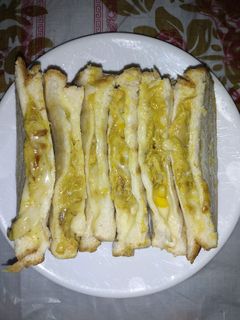 صورة لوصفة ساندويش الدجاج والذرة بالجبن 🍗🌽🍞