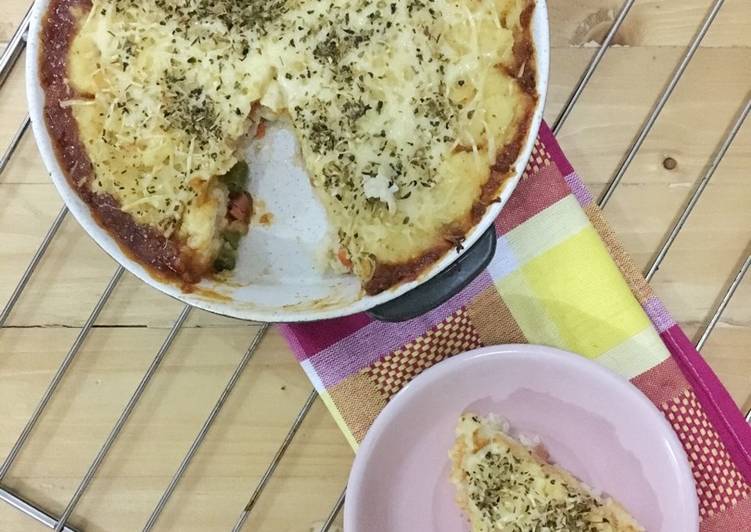 Nasi Panggang Saus Bolognaise