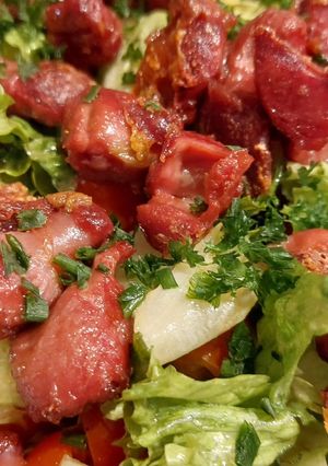 Une photo de Salade de gésiers rapide